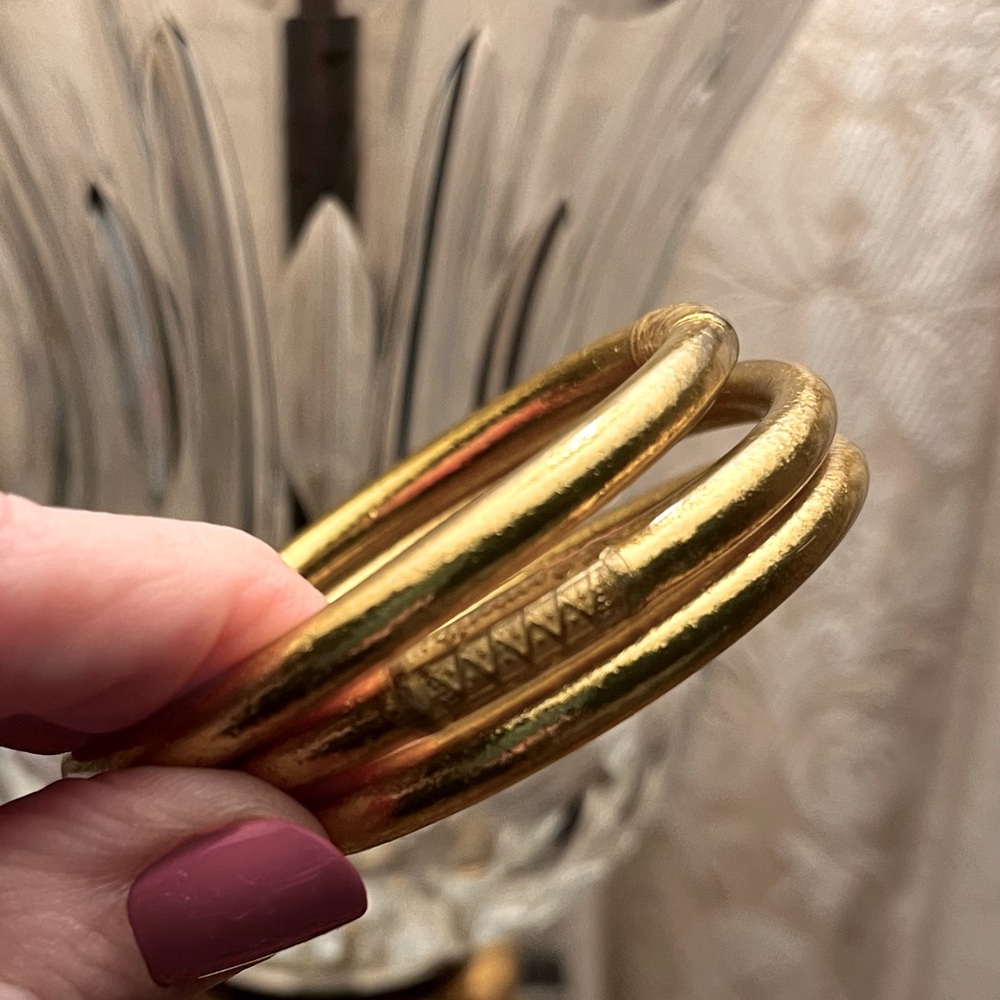 Budhagirl Gold Bangles